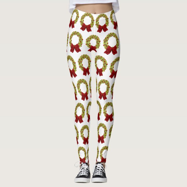 Leggings Wreath scintillante - Options de couleurs multiple (Devant)