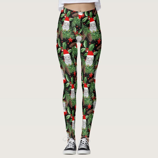 Leggings xmas santa claus (Devant)