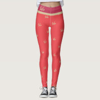 XOXO Hot Rose Red Gold Typographie mignonne