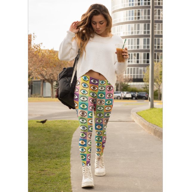 Leggings Yeux tous voyant belle apparence zany bizarre (Créateur téléchargé)