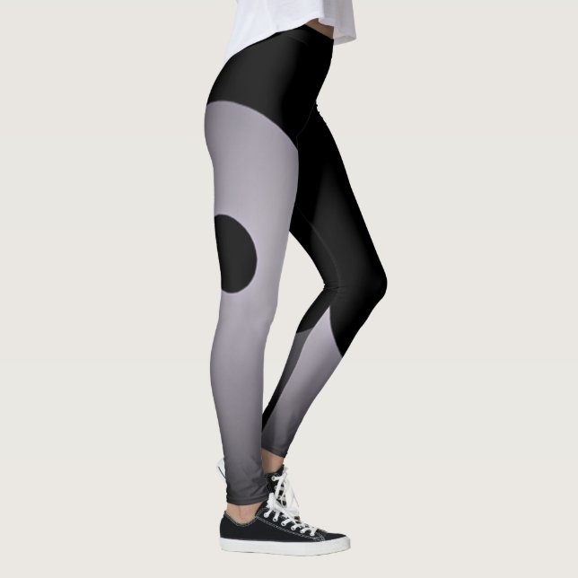 Leggings Yin-Yang | Zazzle_Growshop. (Droite)