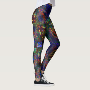 Leggings Yoga Pants Fiery Opal