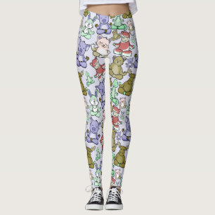 Leggings Yoga poses pattern   Yoga seamless pattern 60