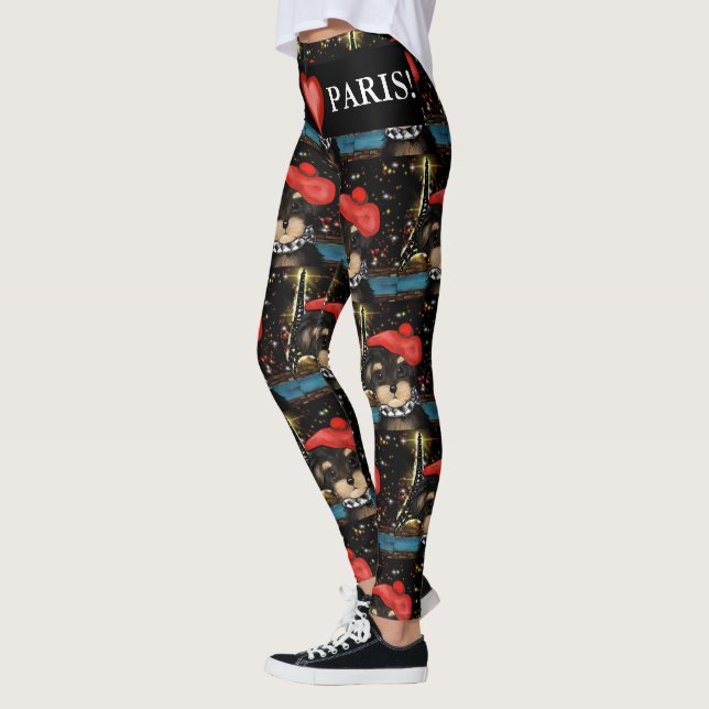 LEGGINGS YORKIE POO À PARIS (Gauche)