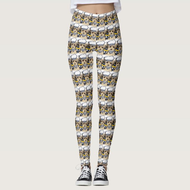 LEGGINGS YORKIE POO CHEF (Devant)
