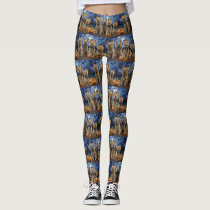 Leggings Yorkipoo Halloween Éffrayant