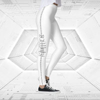 Your Name as Alien Glyphs Unique White