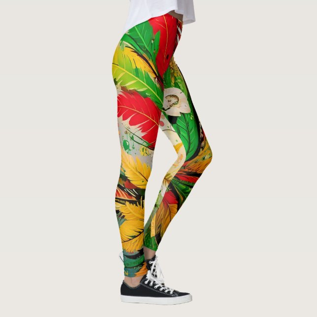Leggings zazzle.com/rokclonedesigns_art_intelligence_series (Droite)