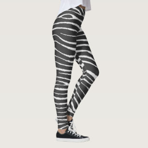 Leggings Zebra Poster de animal