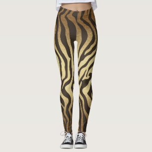 Leggings Zebra Print Animal Skins Or Ombre
