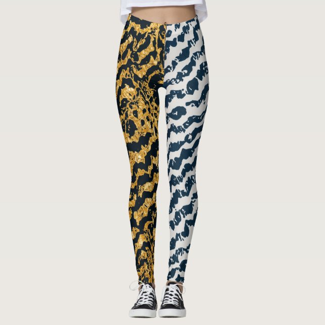 Leggings Zebra tiger rock !  (Devant)