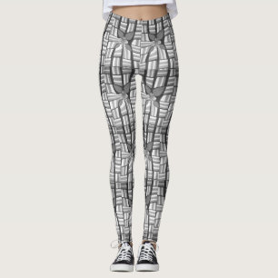 Leggings Zèbre classique Joli Motif géométrique Abstrait