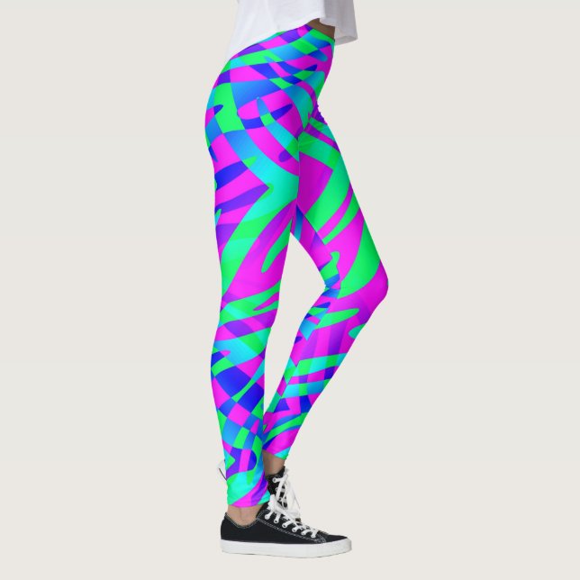 Leggings Zèbre couleur sauvage (Droite)