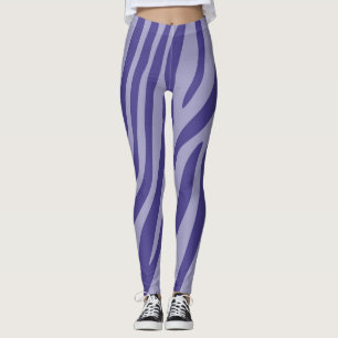 Leggings Zèbre moderne Motif d'impression #17