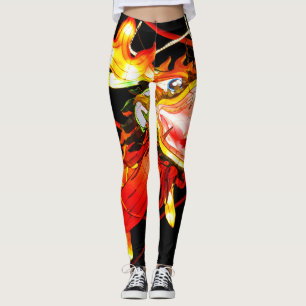 Leggings Zhulong dragon de feu