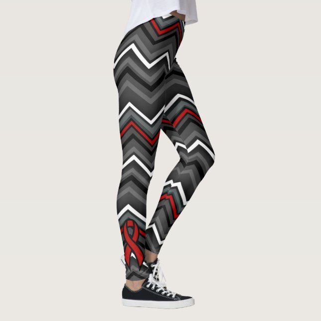 Leggings Zig Rouge Zag...Aneurysme cérébral (Droite)