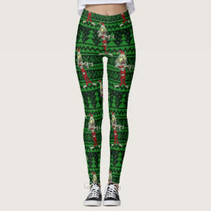 Leggings zombie xmas père Noël