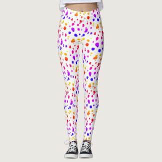 Leggings Zones de Dalmatie arc-en-ciel