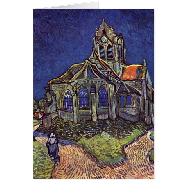 L'église à l'Auvers-sur-Oise par Vincent van Gogh (Devant)