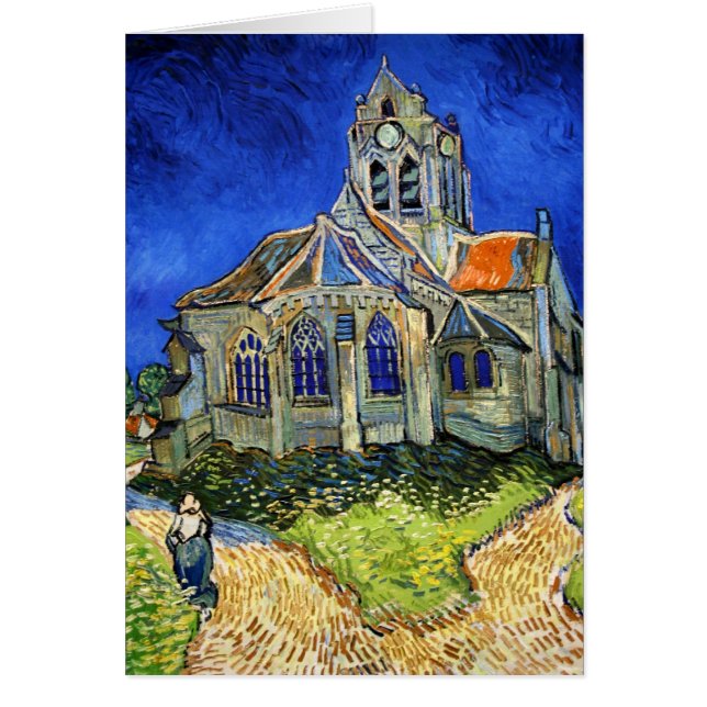 L'église chez Auvers : Vincent van Gogh (Devant)