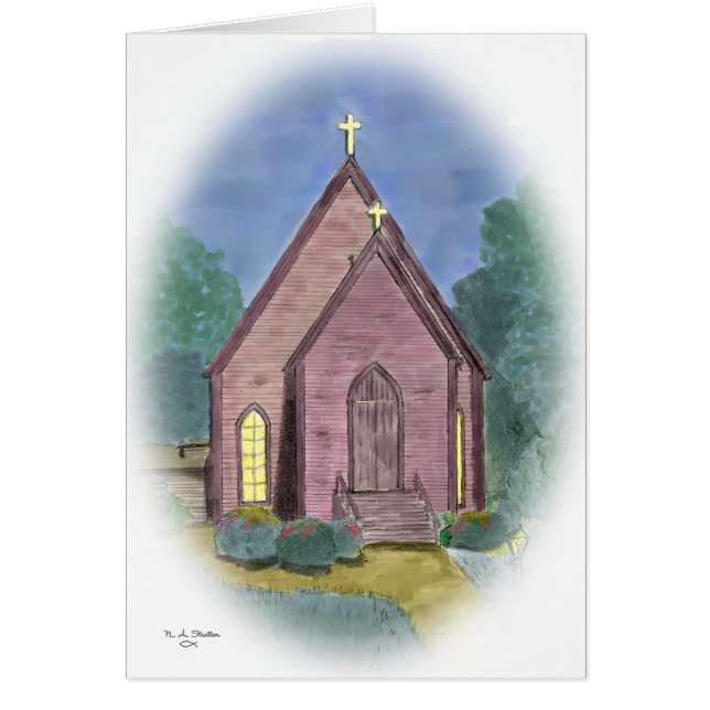 L'église épiscopale de St Stephen - carte (Devant)