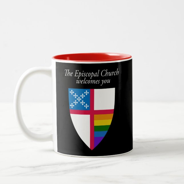 L'Eglise épiscopale vous accueille Mug LGBTQ (Gauche)