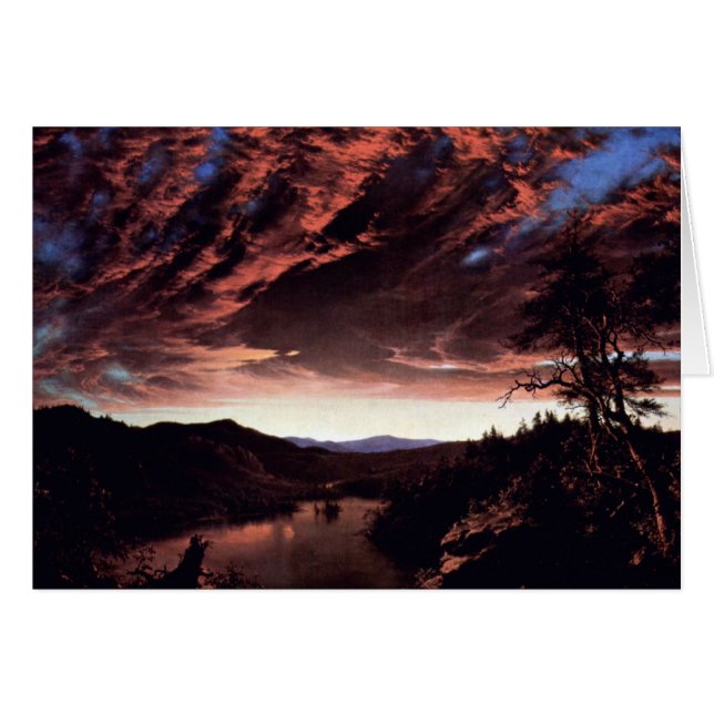 L'église Frederic Edwin - Twilight dans le désert (Devant Horizontal)
