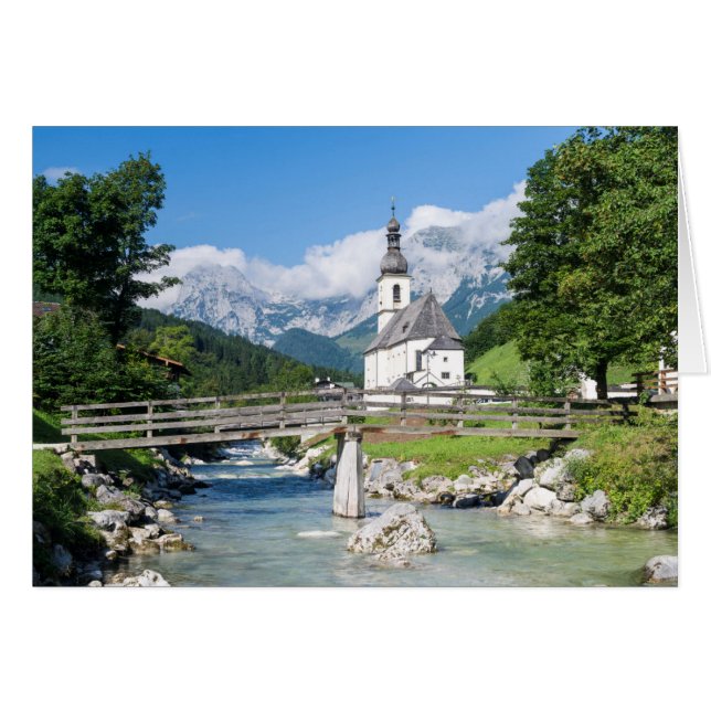 L'église paroissiale de Ramsau (Devant horizontal)