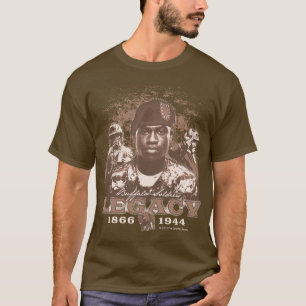 Legs de soldats de Buffalo sur le T-shirt Brown