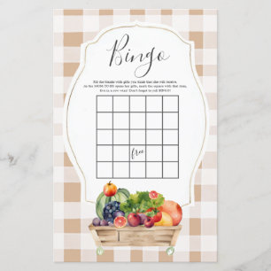 Légume cultivé localement Jeux de Bingo du marché
