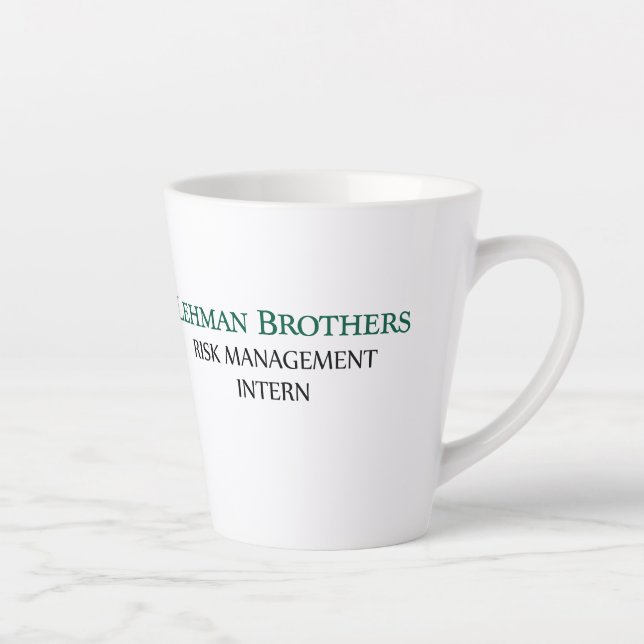 Lehman Brothers Gestion des risques Mugs internes (Droite)