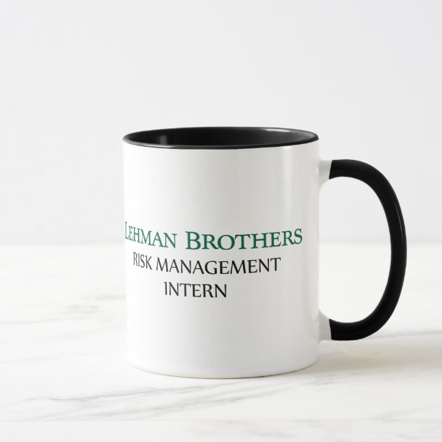 Lehman Brothers Gestion des risques Mugs internes (Droite)