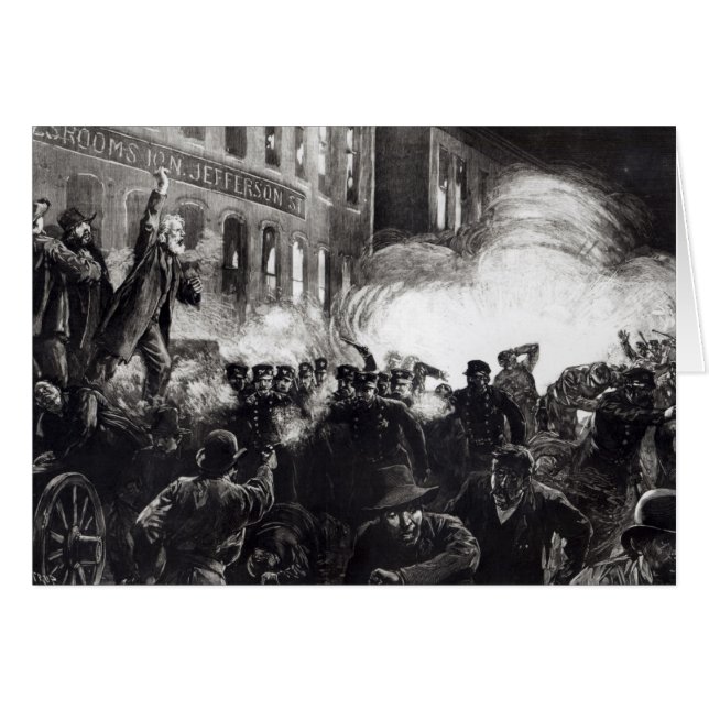 L'émeute d'anarchiste Chicago (Devant horizontal)