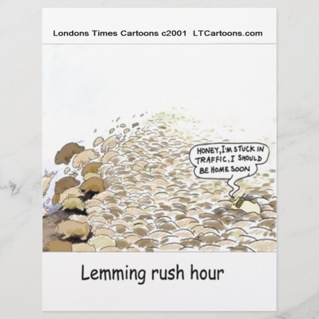 Lemmings Rush Hour Drôle (Devant)