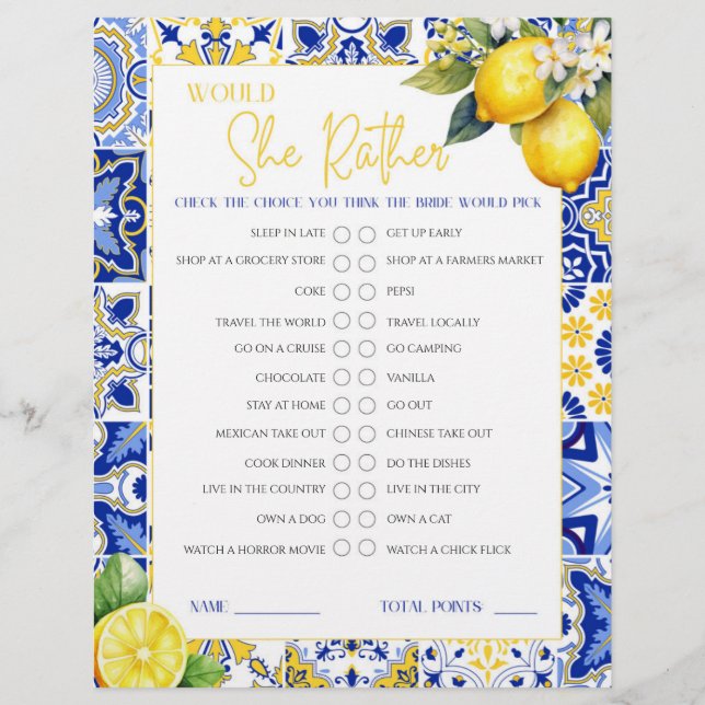 Lemon Amalfi Voudrait Elle Plutôt Fête des mariées (Devant)