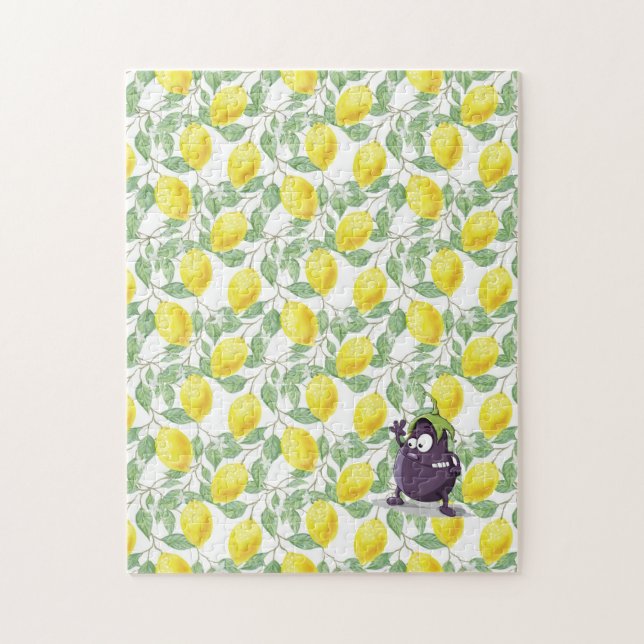 Lemon et le Puzzle d'aubergine (Vertical)
