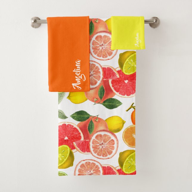 Lemon green orange citrus Pattern name (En situation)
