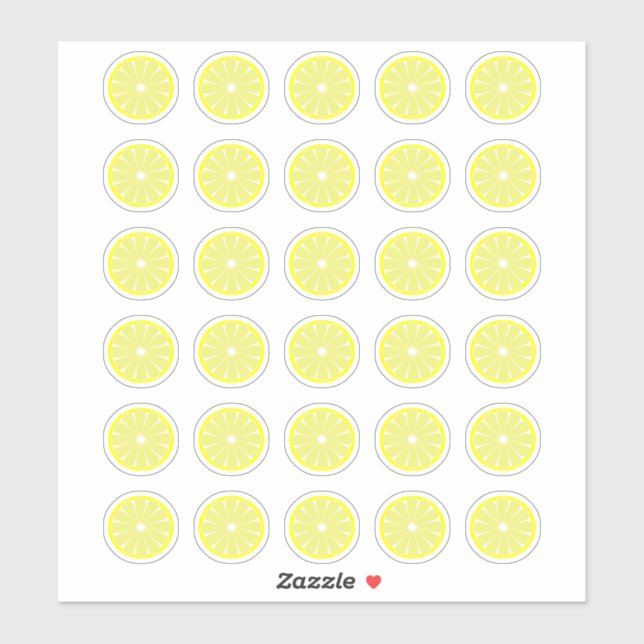 Lemon Stickers (Feuille)