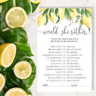 Lemon Voudrait Elle Plutôt Fête des mariées Jeu