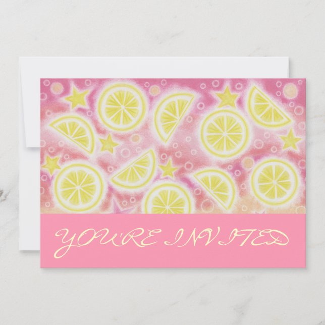 Lemonade rose 'Vous êtes invité' invitation rose (Devant)