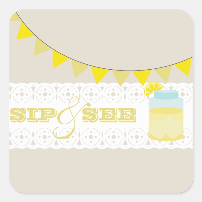 Lémonade Sip Et Voir Sticker (Devant)