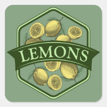LEMONS Stickers - Customizable