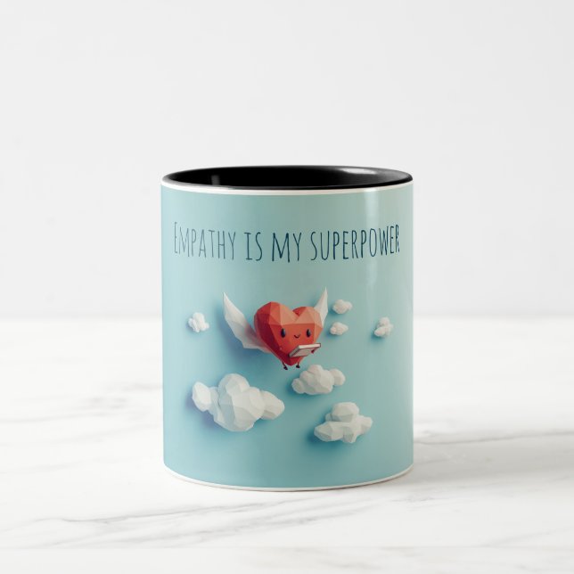 L'empathie est ma super puissance UX Designer Mug (Centre)