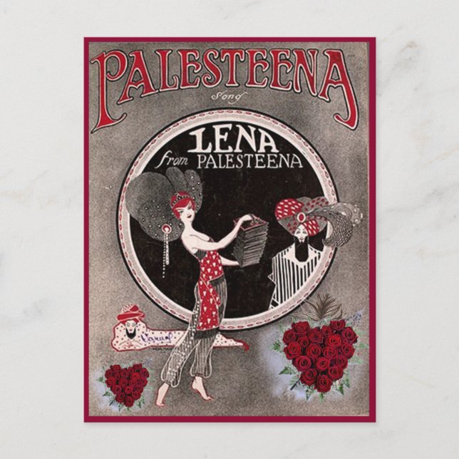 Lena de Palesteena carte postale (Devant)