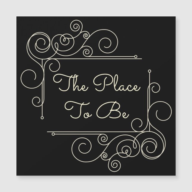 L'endroit à être (Devant)