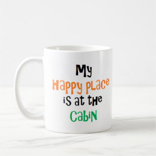 l'endroit heureux est à la Mug cabine