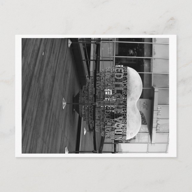 "L'ENDROIT où le coeur est protégé" carte postale (Devant)