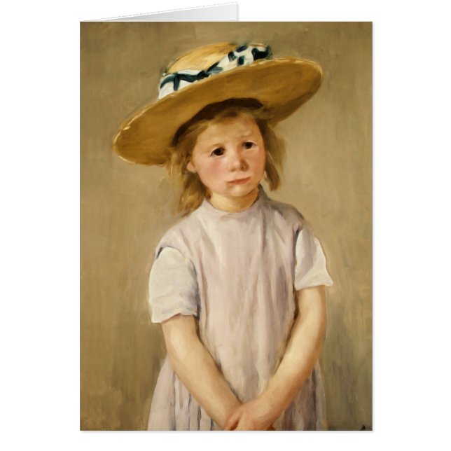 L'enfant de Cassatt en Casquette paille - avec un  (Devant)