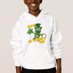 L'enfant du jour de St Patrick gommeux d'ours