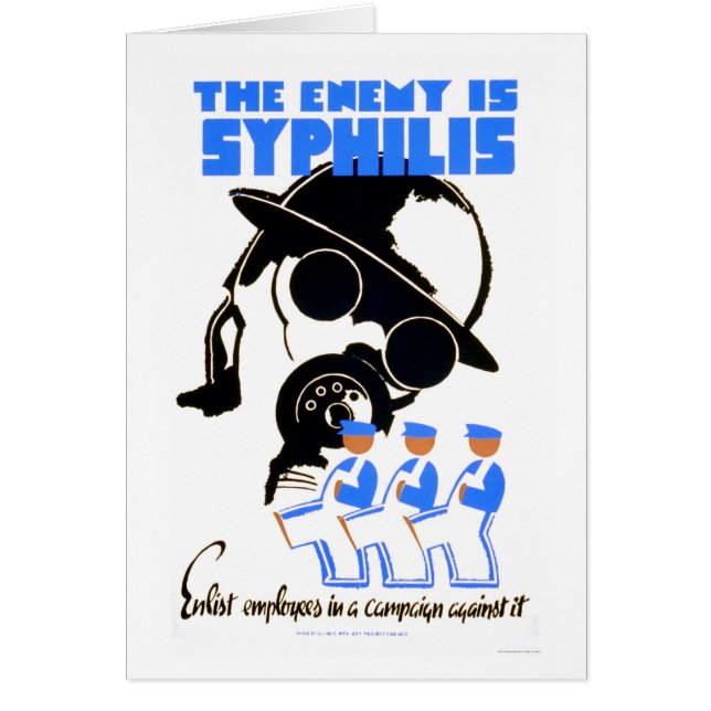L'ennemi est syphilis WPA 1938 (Devant)